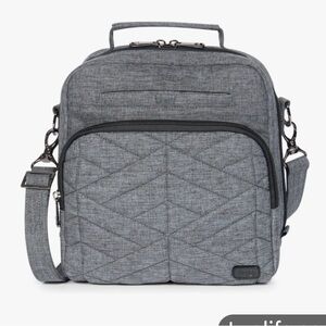 Gray Quilted Bag